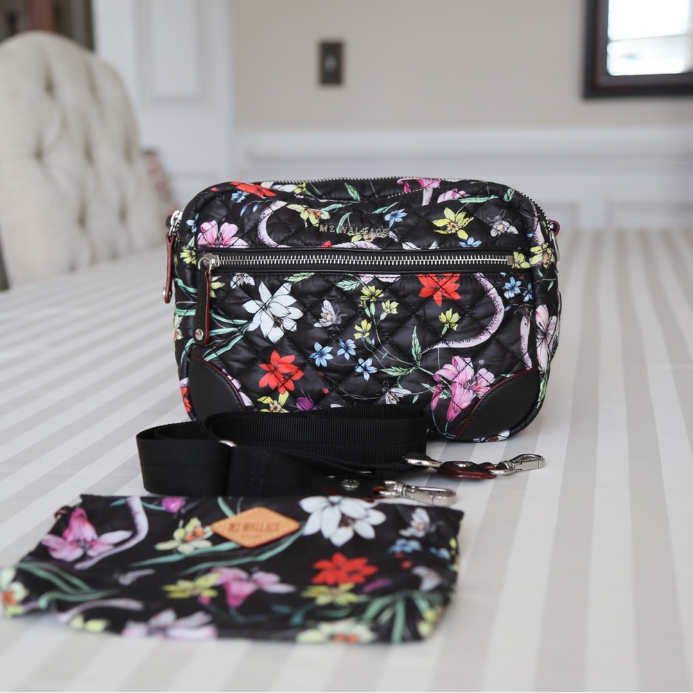 MZ Wallace Small Crosby in Eden Print